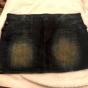 Denim mini skirt size 12